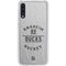 NHL Anaheim Ducks Black Text Galaxy A50 Clear Case